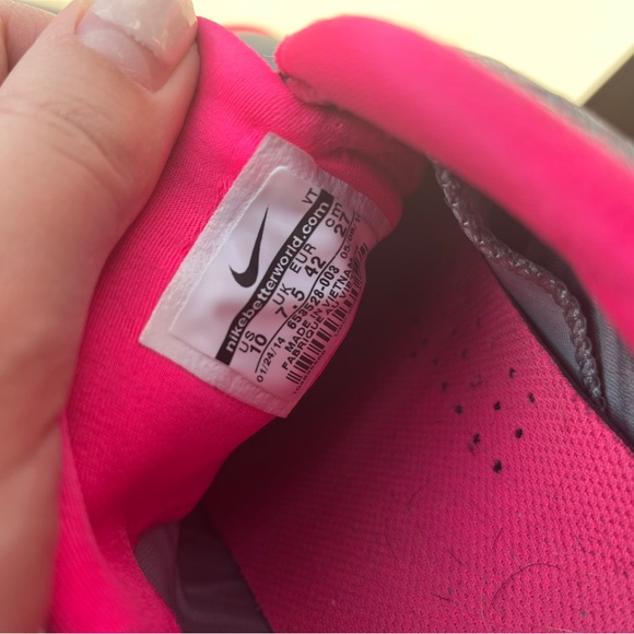 Nike Lunar Cross Element shoes, grey and pink, size 10 - Picture 6 of 6